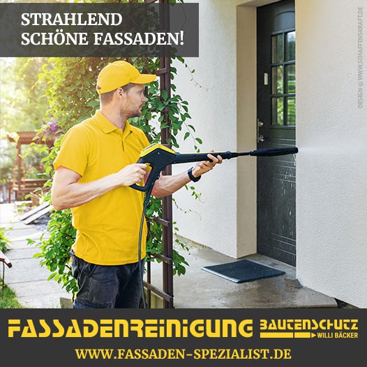 Schonend schön: Fassadenreinigung